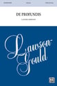 De Profundis SATB choral sheet music cover